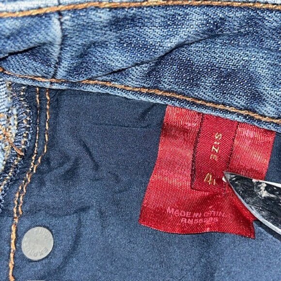Express Jeans Womens 4L Blue Medium Wash Low Rise Stella Skinny Jeans - Picture 6 of 8